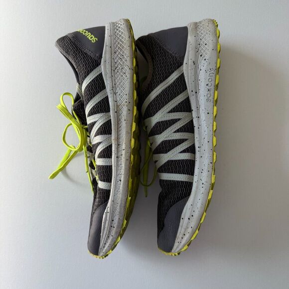 Saucony Versafoam Shift Running Shoes Men's 11.5, Slip On Comfort, Gray & Yellow - Picture 9 of 12